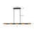 Selene 4-ft Black dimmable LED Linear Pendant-124959279
