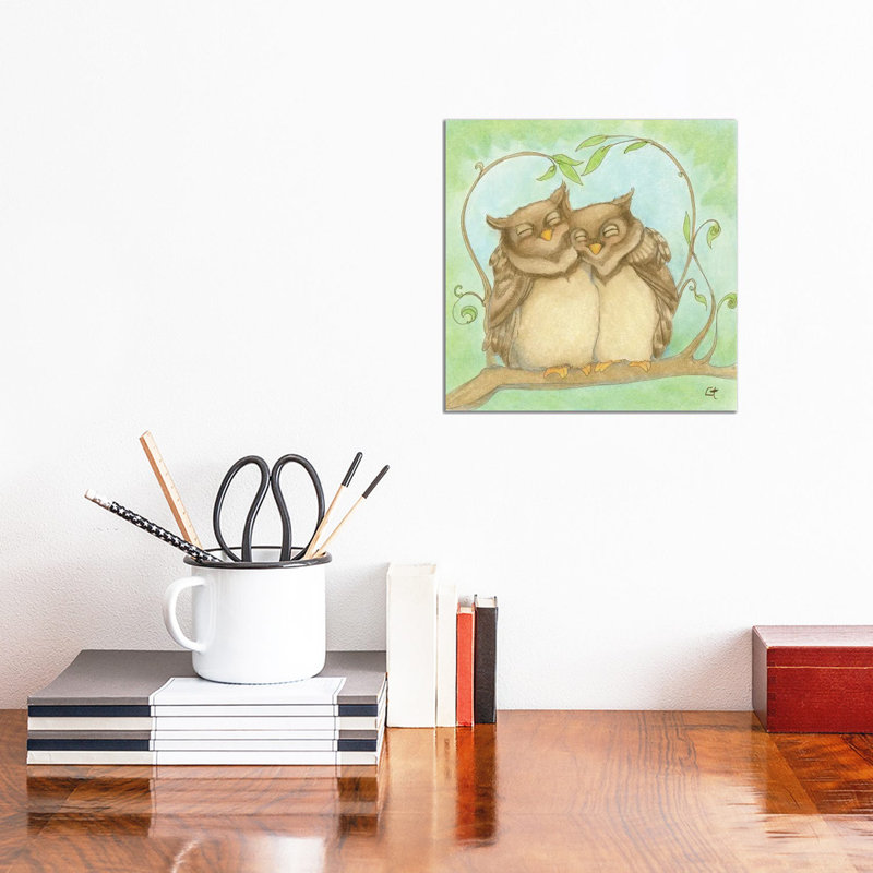 Owl Always Love You - Wrapped Canvas Painting, 30.48 cm H x 30.48 cm W