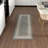 Ottohome Non-Slip Bordered Area Rug For Living Room, Hallway, Entryway Rug, Gray-724834746