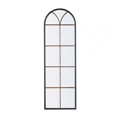 23.5X74.5" Arched Floor Mirror