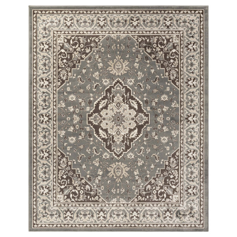 Glendale Traditional Oriental Floral Medallion Indoor Rug