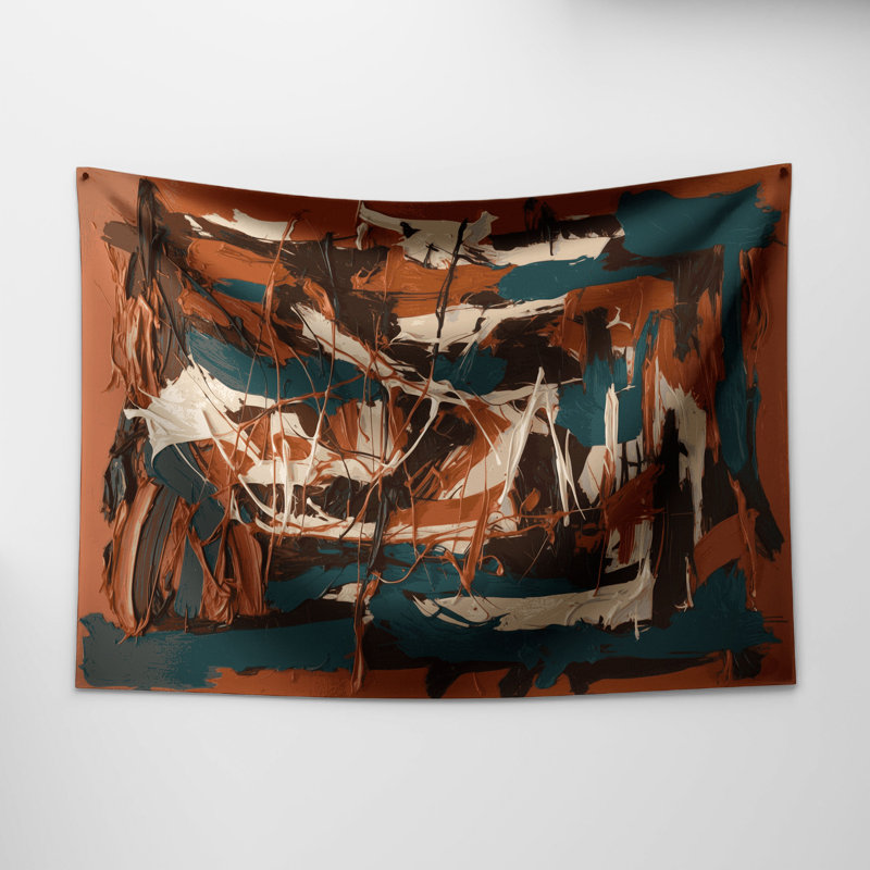 Tapisserie murale Neo Expressionism 98, 88 po x 104 po