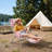 3 In 1 Foldable Portable Outdoor Beach Chair With Footrest And Adjustable Backrest For Beach Poolside Camping Relaxation Use-970161197