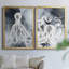 Octopus Ink I - ensemble de 2 reproductions d'art sur toile encadrées-1741931901-1741931777