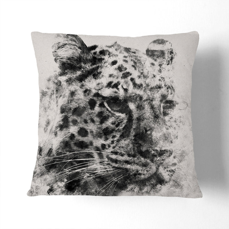 Cheetah Vol.3 Square Throw Cushion, 40cm H x 40cm W x 15cm D