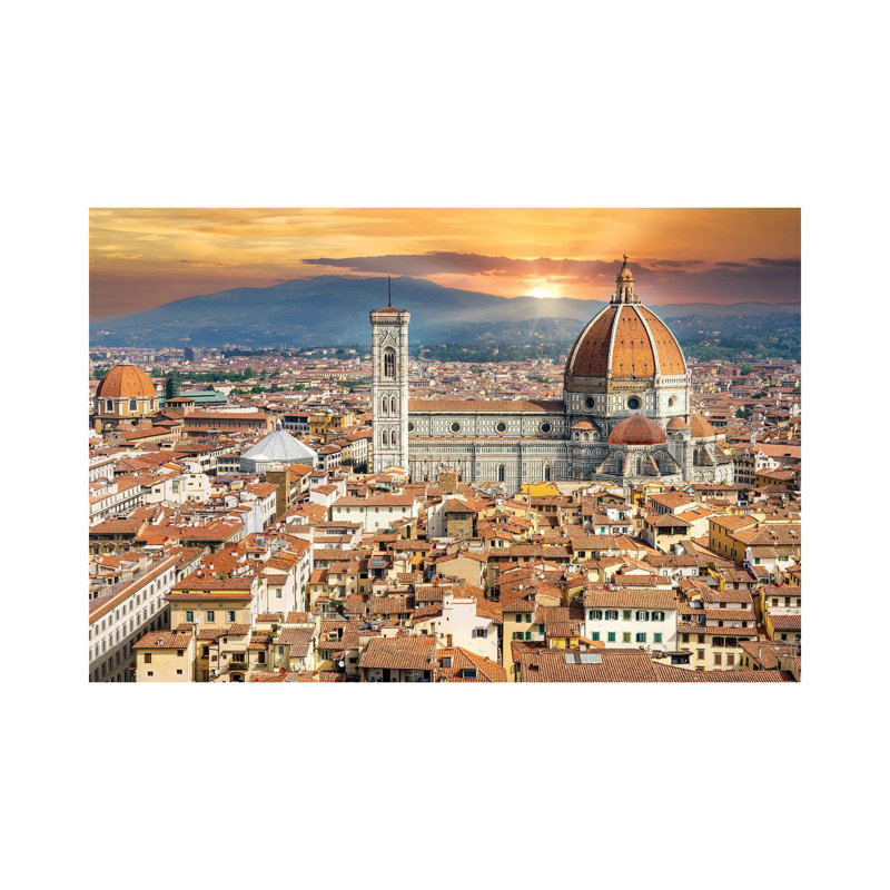 «Golden Light Florence II Duomo, Italy», impression sur toile tendue, H 8 po x l 12 po x P 0,75 po