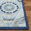 Tapis bleu en laine touffeté à la main Freidin-1172411893