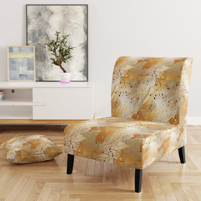 Fauteuil de chambre rembourré Golden Marble Radiance
