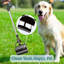  PETMAKER Long‑Handle Pet Pooper Scooper for Dogs & Cats - One‑Hand Gripper Waste Picker Outdoor & Indoor Poop Scoop with Serrated Jaws - Aluminum & Plastic Sanitary Pet Waste Cleanup Tool