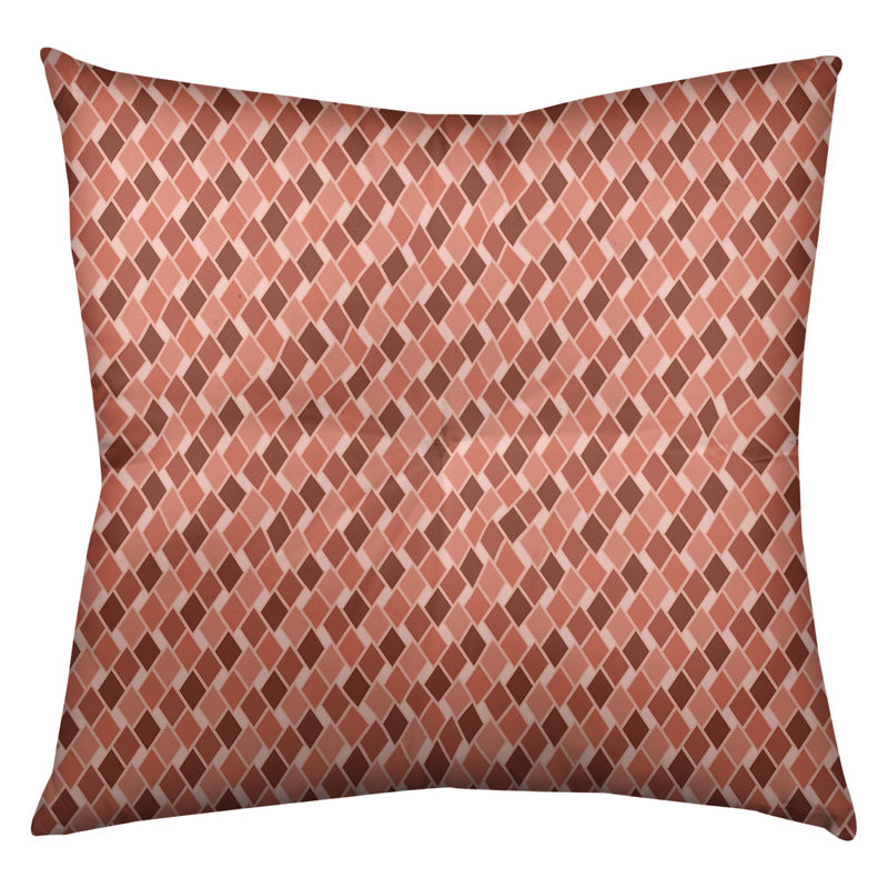 Coussin Katelyn Elizabeth, 26 po x 26 po, Orange