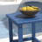 Weather Resistant Hdpe Square Side Table Adirondack Style For Porch And Poolside