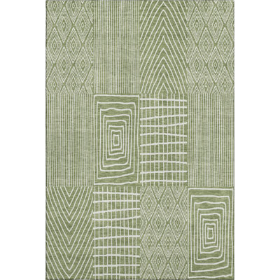 Premium Machine Washable Lyndhurst AMF990 Geometric Rug