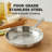 CS KOCHSYSTEME Stainless Steel Non-Stick Frying Pan-98185332-98185335