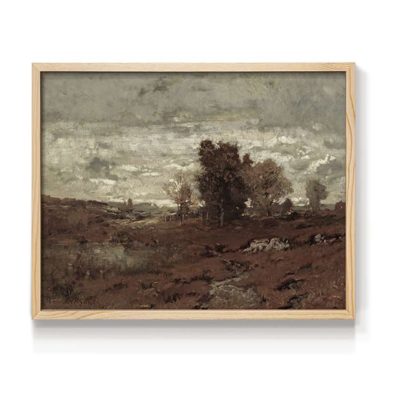Paysages rétro-DLxxix-impression encadrée - réversible, H 8 po x l 10 po, Naturel