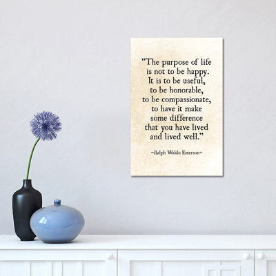 Purpose Of Life by Debbra Obertanec - Wrapped Canvas Gallery-Wrapped Canvas Giclée