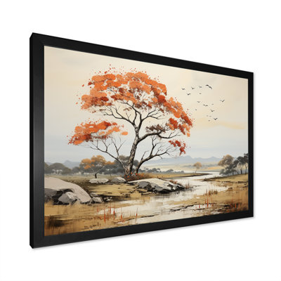«Earthy Tones Majestic Baobab Tree», reproduction sur toile