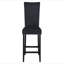 Table de bar et tabourets noirs MIKHA