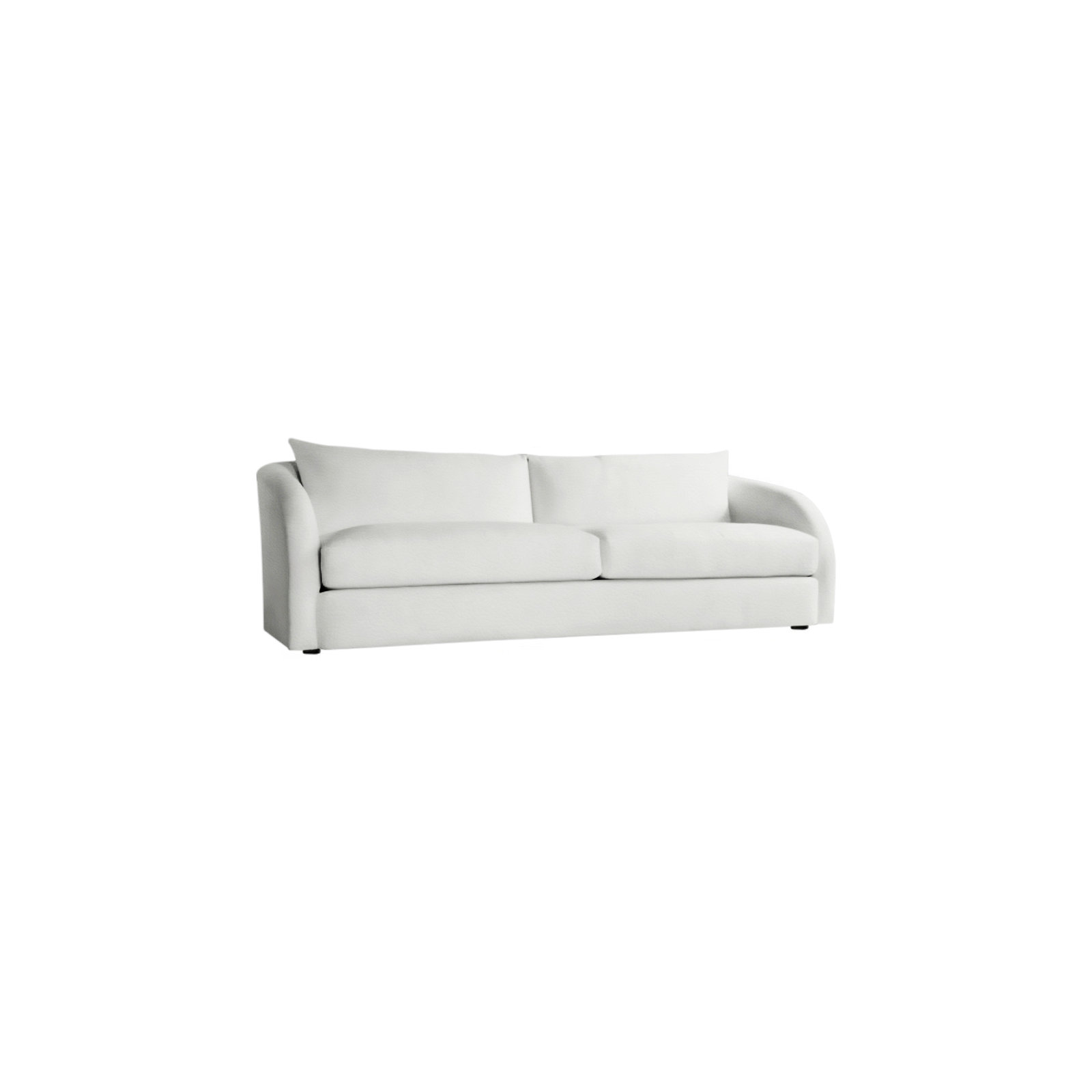 Palermo Outdoor Loveseat, White Vinyl 6503-000