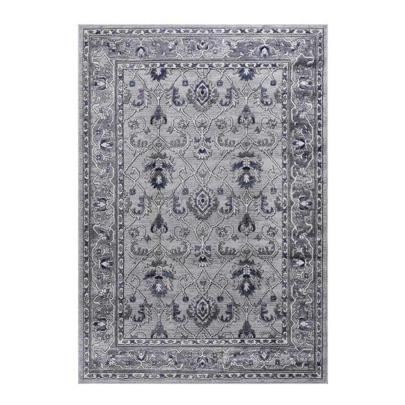 5x7 Grey/blue/ Entryway Carpet - Non-shedding, Stain , Withstands Wear And Tear Rug Heavy Use, Rectangle 5' x 7'