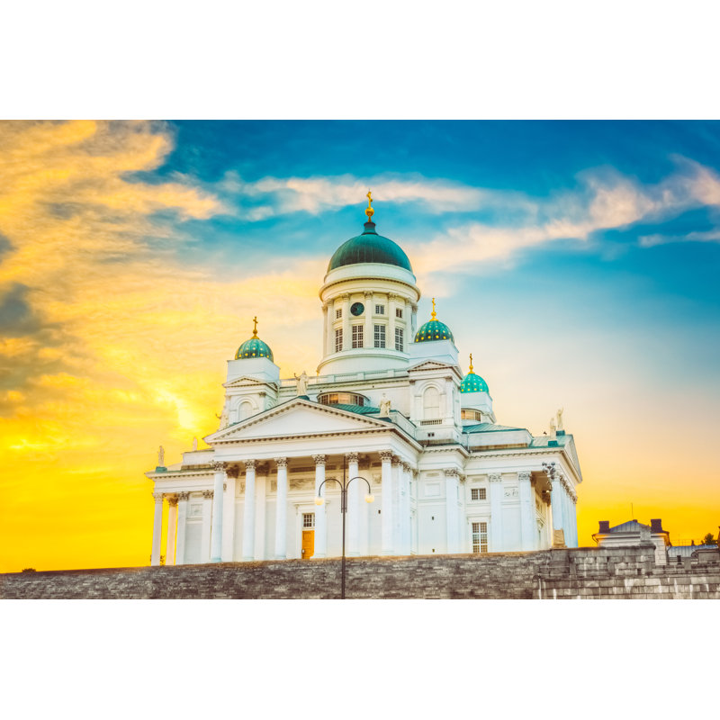 Helsinki Cathedral by Bruev - Wrapped Canvas Print, 61cm H x 91cm W
