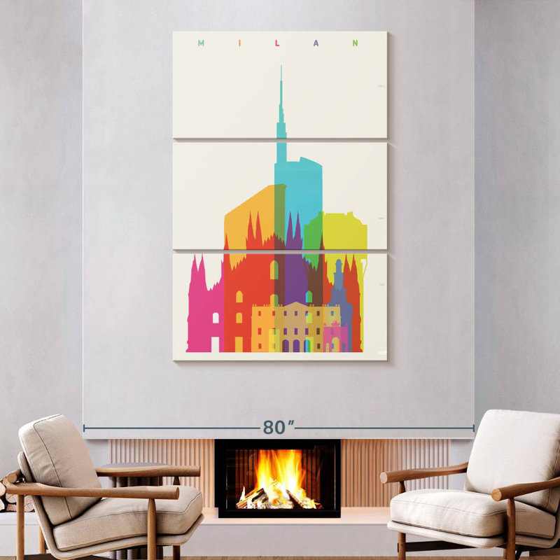 Masam Vibrant Milan, H 74 po x l 48 po