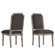 Libretto Linen Solid Wood Side Chair