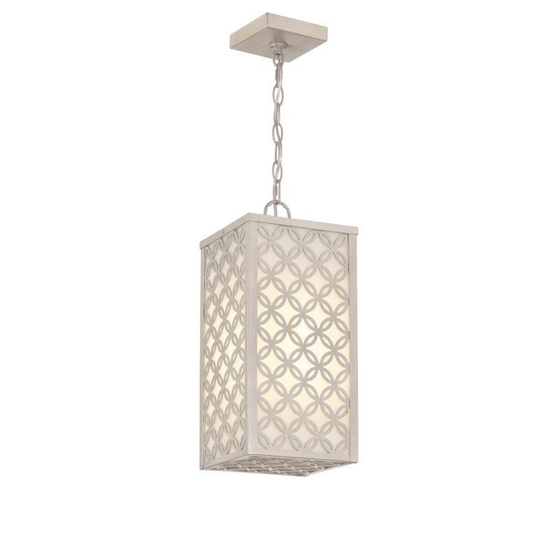 Clover LED Pendant - Aged Silver