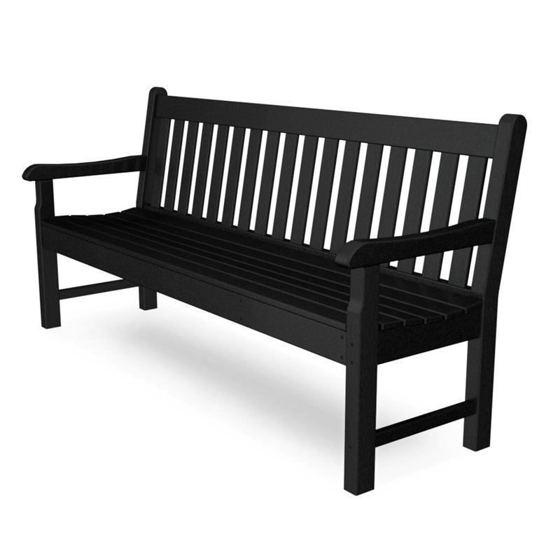 Banc POLYWOOD Rockford, Noir, H 35,25 po x l 60 po x P 24 po