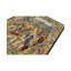 Hand-Knotted High-Quality Ivory and Multi-Colored Area Rug