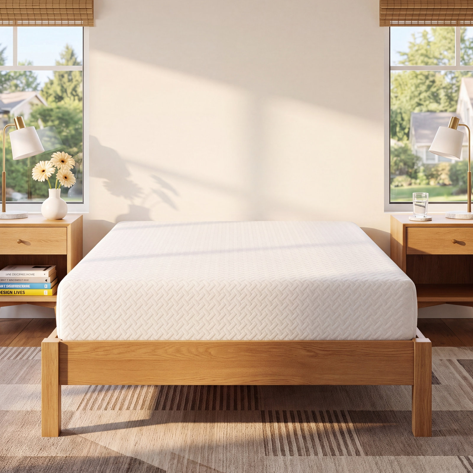 6"/8"/10"/12" Firm Gel Memory Foam Mattress - , Twin, 8"