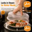 Couvercle anti-éclaboussures pour micro-ondes YBM Home : garde votre micro-ondes impeccable pendant la cuisson des aliments. Couvercle antiéclaboussures, sans BPA et compatible lave-vaisselle, 28 cm (11 pouces), numéro de modèle BA293, ensemble de 6.-52813174