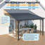 Pergola d'extérieur à hauteur réglable pour patio-123856287