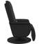 Fauteuil inclinable de massage Vidaxl, similicuir noir, métal, contreplaqué standard-1549920259