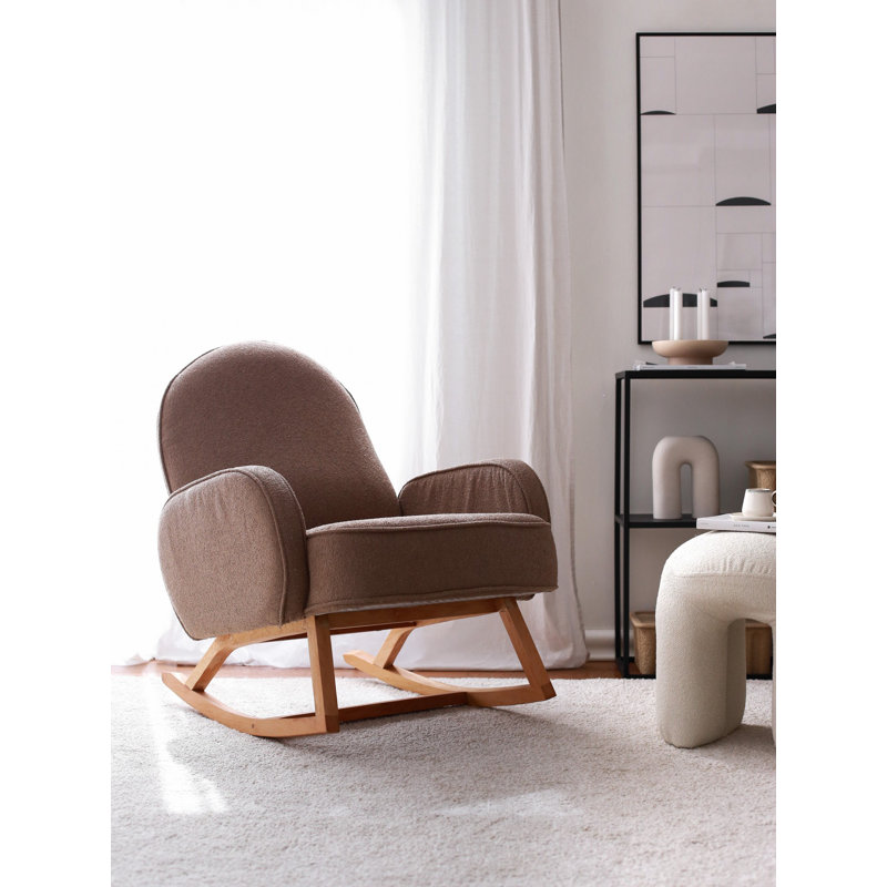 Bina Velvet Swivel Wingback Chair