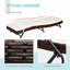 Chaise longue de patio Outsunny, chaise de piscine avec dossier réglable à 5 positions et coussin