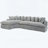 127'' Large Sectional Sofa-1385159754-1400780193