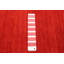 Tapis rouge en laine noué à la main de conception unique 5 pi x 8 pi 0 po Jhonie