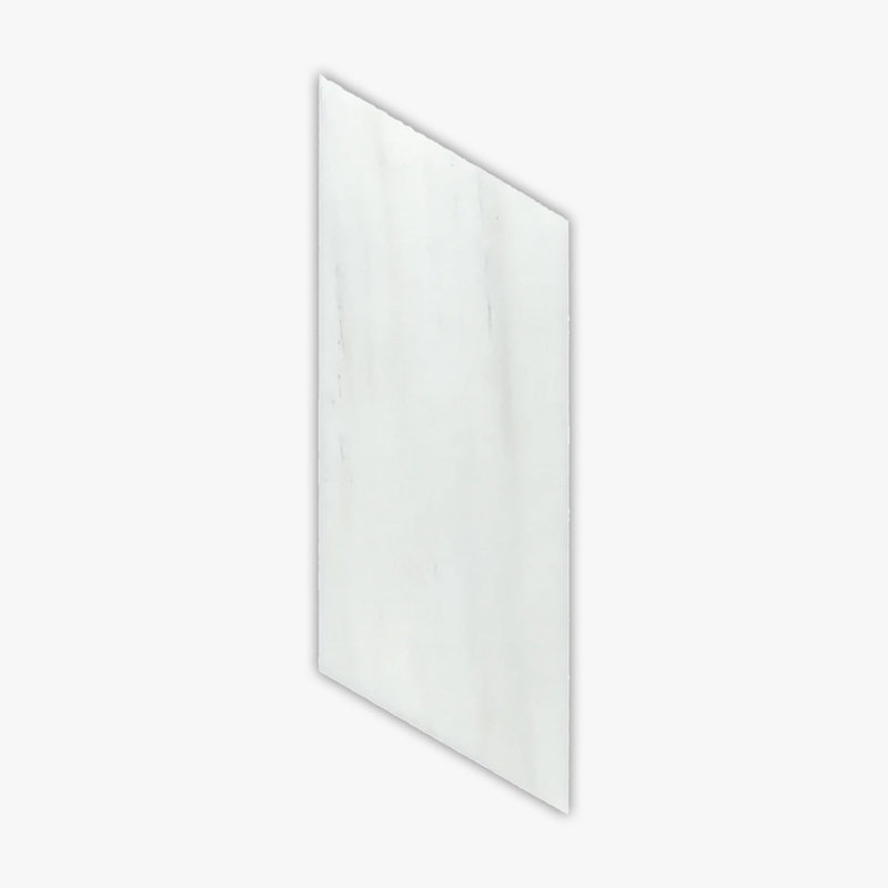 Carreau de marbre et plancher 4 po x 10 po Bianco Dolomiti