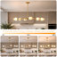 Lustre moderne 42 po / 71 po avec branches en verre-1735285736