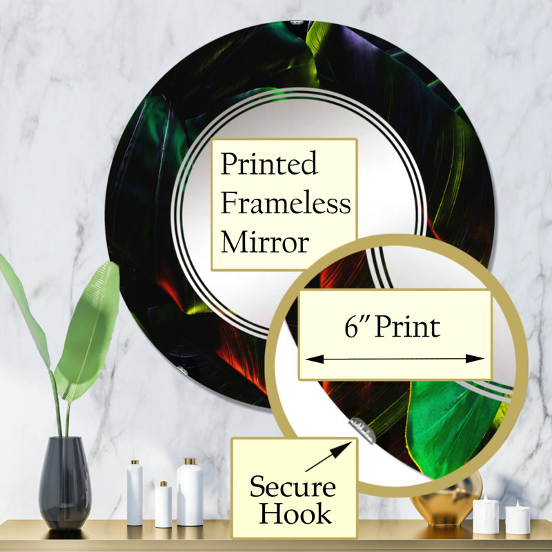 Miroir de salle de bain sans cadre, 32 po x 32 po