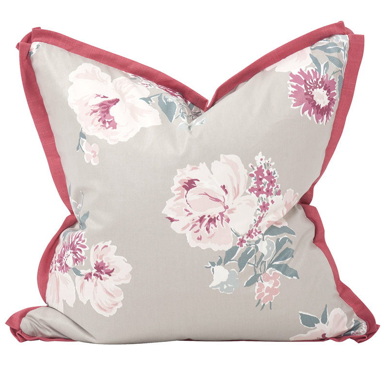 Coussin en coton Isleboro Eve, Indigo, 20 po x 20 po