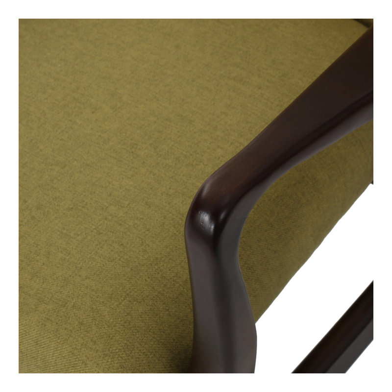 Chaise avec accoudoirs, Vert