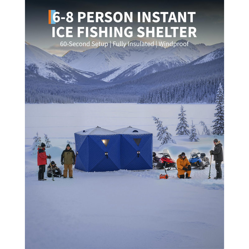 3 Person Tent, Blue