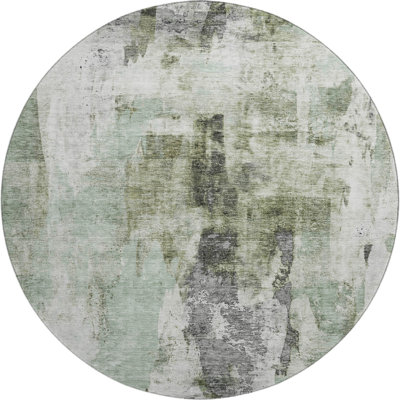 Premium Machine Washable Dahl AMF1076 Abstract Rug
