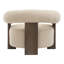  Chaise d'appoint Lennox Shearling