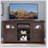 2 Doors Cabinet Farmhouse  Cabinet, Farmhouse TV Stand Barn Design,Modern Farmhouse TV Media Stand, Large Barn Inspired Home Entertainment Console,Espresso, 60.23"W*15.35"D*31.7"H
