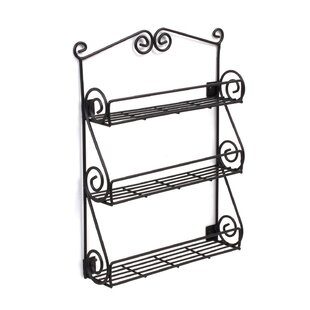 2 Pack - DecoBros 3 Tier Wall Mounted Spice Rack, Bronze 