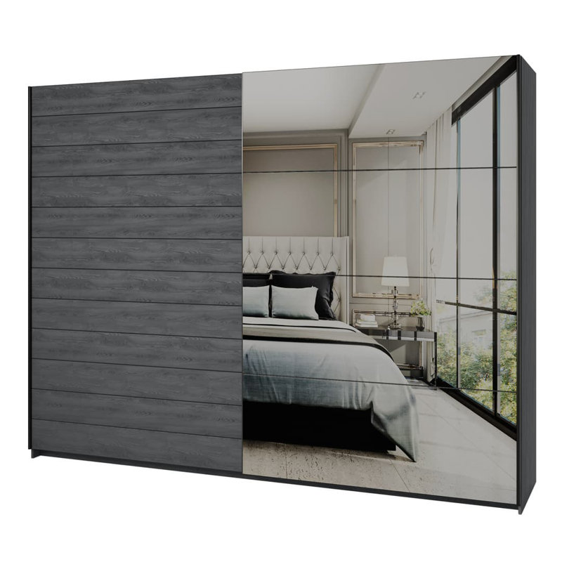 Beedie 2 Door Manufactured Wood Wardrobe