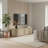 Aurel Buchheit Modern 59.1" Fluted TV Stand With Open Storage And Sliding Door-7836535