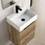 450 mm Freestanding Cloakroom Vanity with Integrated Ceramic Basin